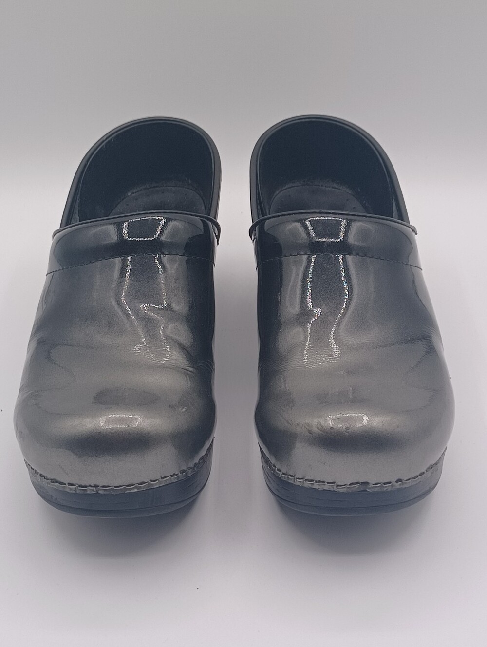 Dansko Professional Patent Leather Ombre Clogs